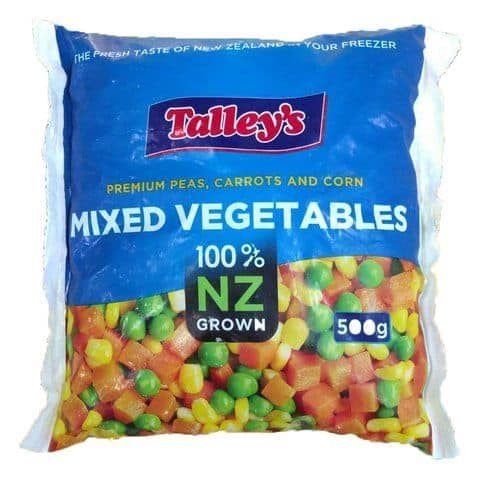 Talley’s Mixed Vegetables 500g