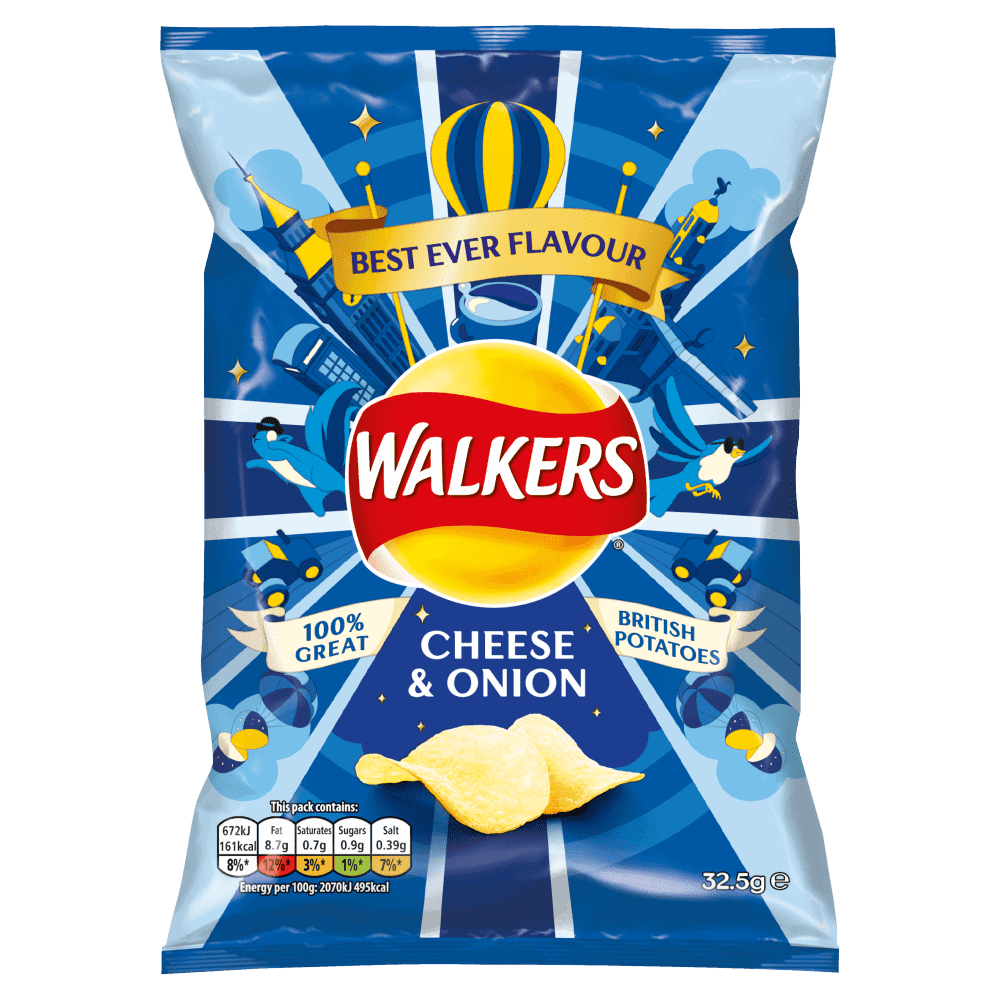 Walkers Cheese & Onion 32.5g