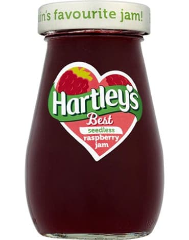 Hartley’s Raspberry Jam Seedless 300g