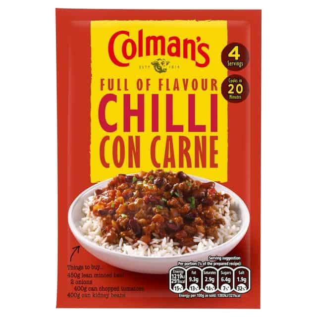 Colman’s Chilli Con Carne Mix 50g