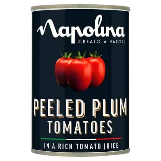 Napolina Peeled Plum Tomatoes In a Rich Tomato Juice 400g