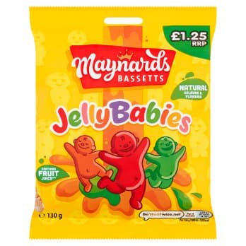 Maynards Bassetts Jelly Babies 130g