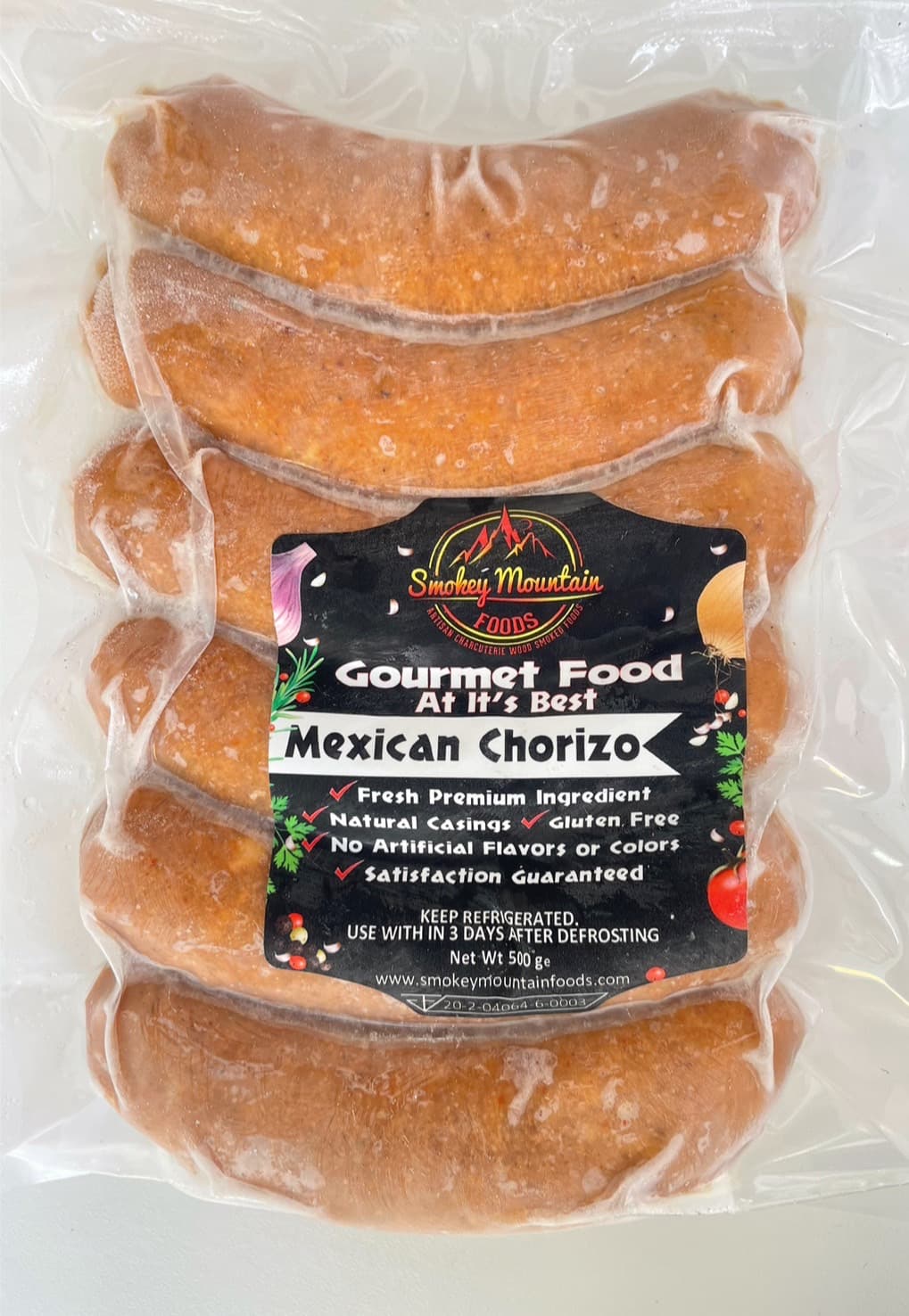 Smokey Mountain Mexican Chorizo Pork Sausages 500g