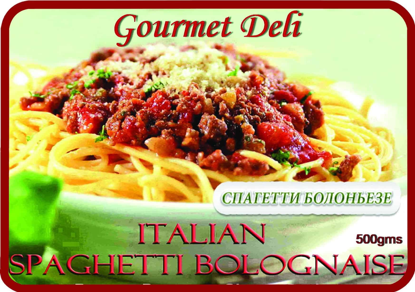 Gourmet Deli Italian Spaghetti Bolognese 500g