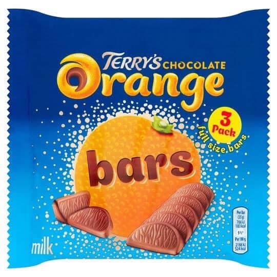 Terry’s Milk Chocolate Orange Bars 35g x 3