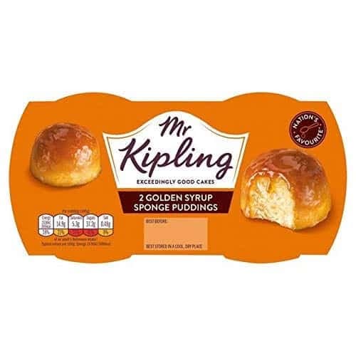 Mr Kipling Golden Syrup Sponge Puddings 95g x 2