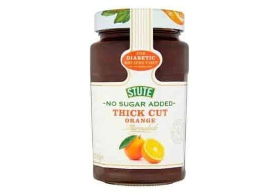 Stute Diabetic Thick Cut Orange Marmalade No Added Sugar 430g