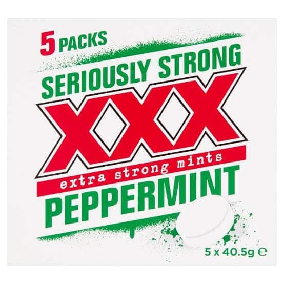 Fox’s XXX Peppermint Extra Strong Mints 40.5g x 5