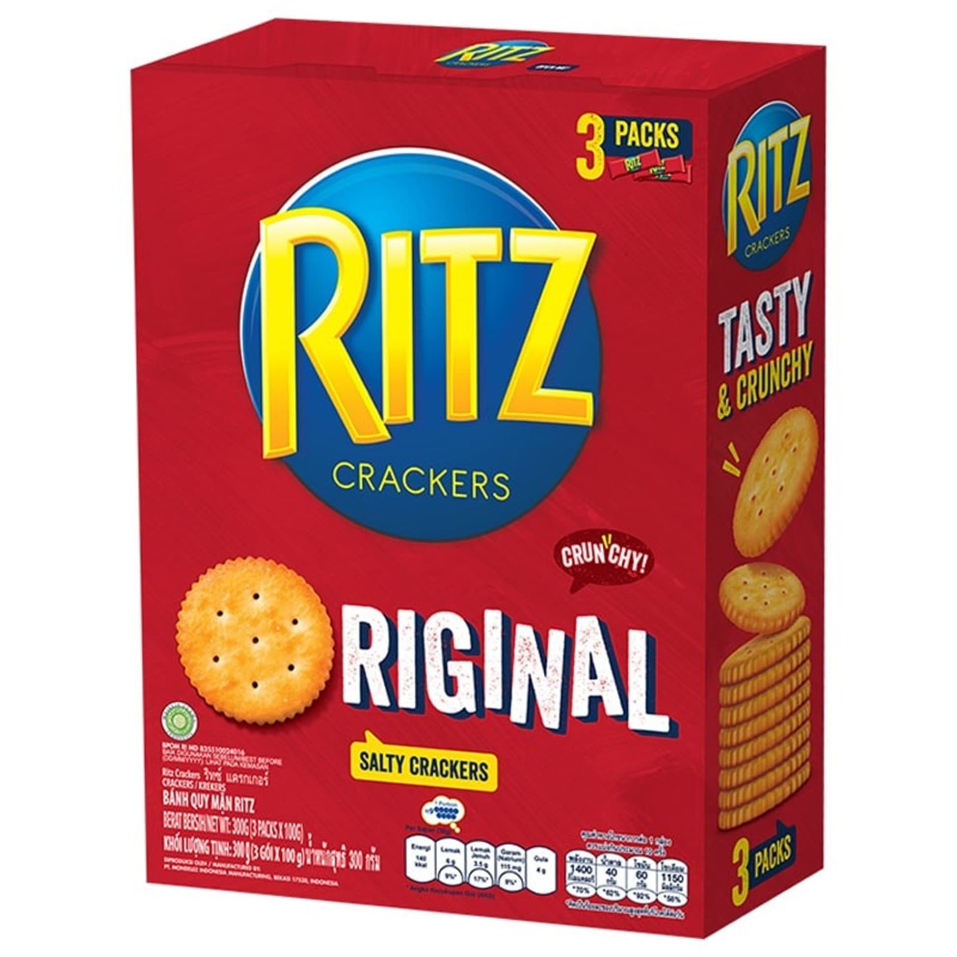 Ritz Original Salty Crackers 100g x 3