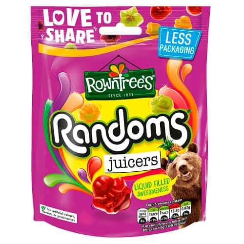 Rowntree’s Randoms Juicers Pouch 140g (BBF 10/26)