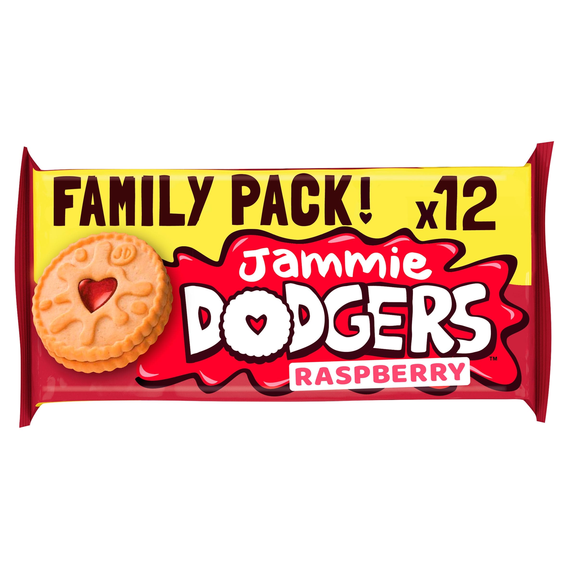 Burton’s Jammie Dodgers Raspberry Flavour 17.5g x 12