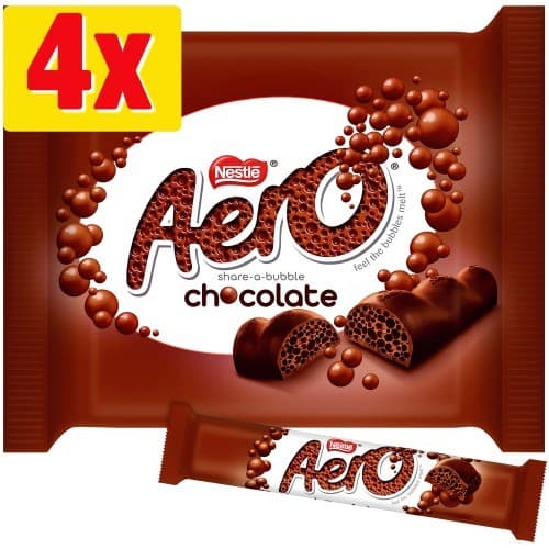 Nestle Aero Bubbly Chocolate 27g x 4
