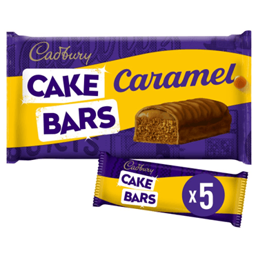 Cadbury Caramel Cake Bars 25g x 5