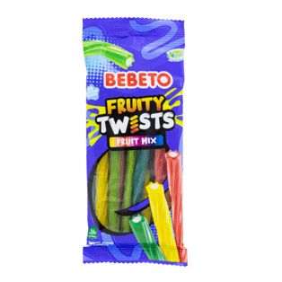 Bebeto Fruity Twists Fruit Mix 140g
