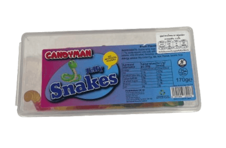 Candyman Snakes Jelly 170g