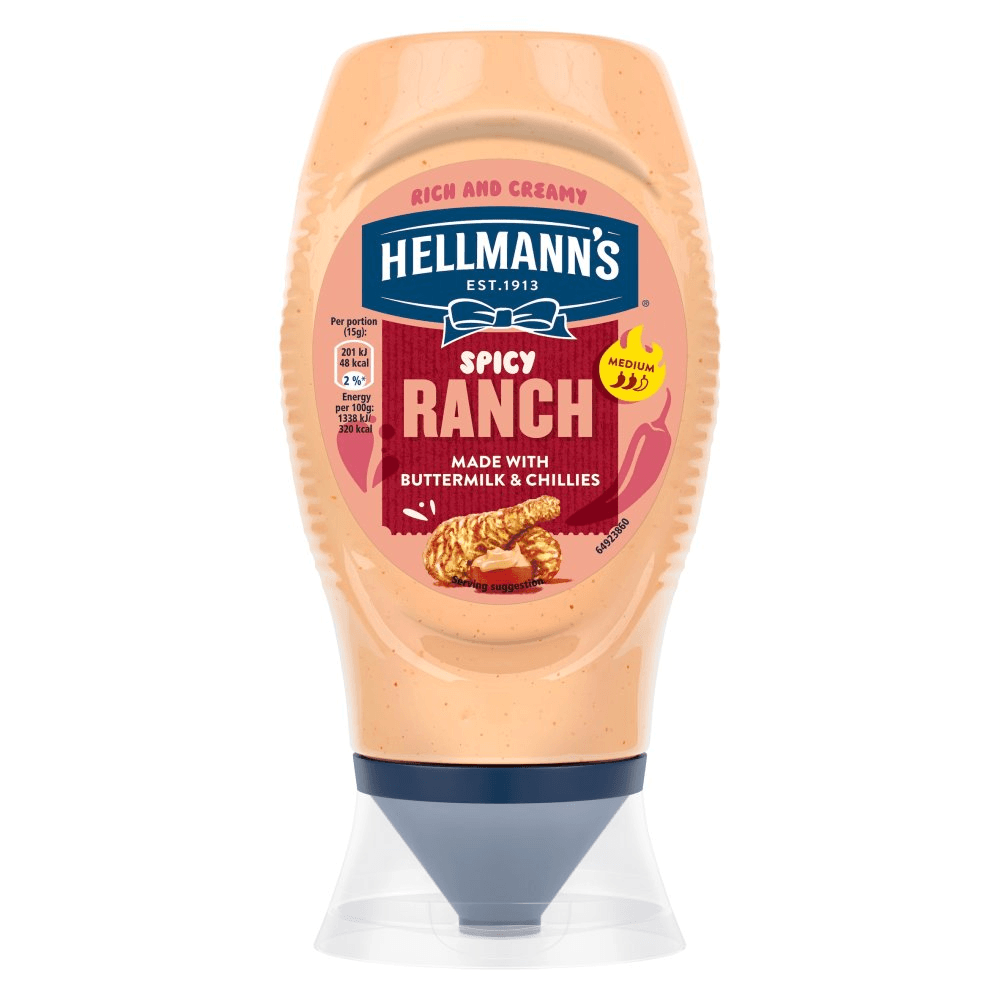 Hellmann’s Spicy Ranch Made With Buttermilk & Chillis 245ml