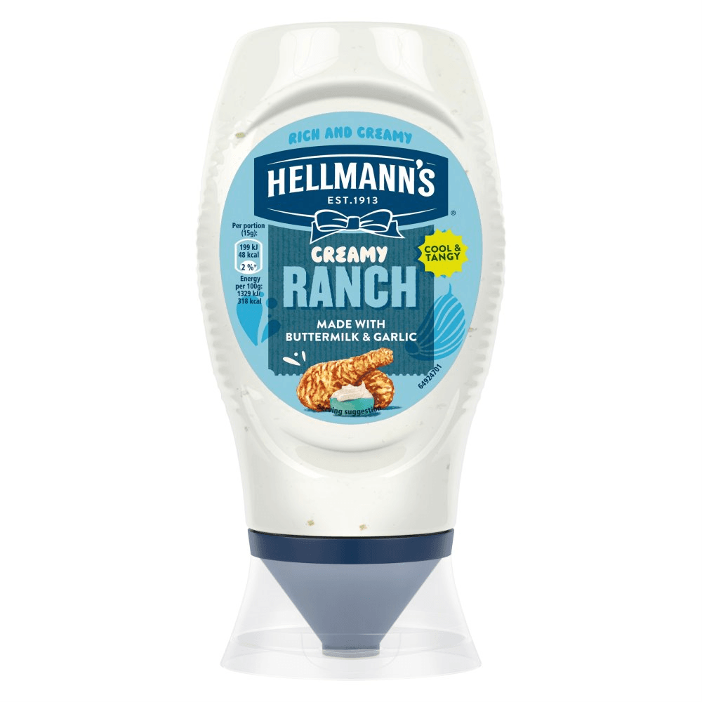 Hellmann’s Creamy Ranch Made With Buttermilk & Garlic 245ml