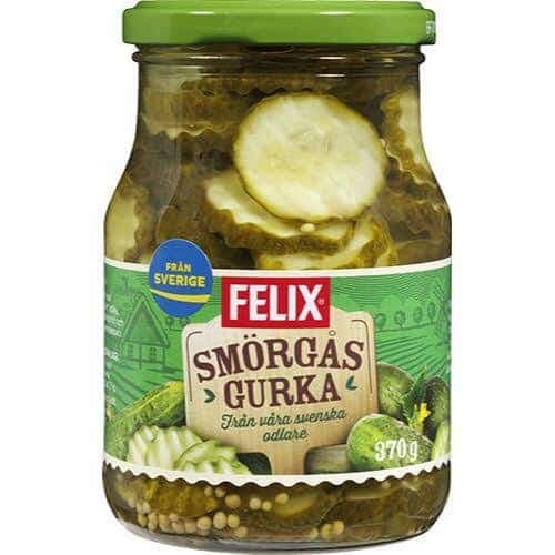 Felix Smorgas Gurka Pickled Sliced Cucumber 370g