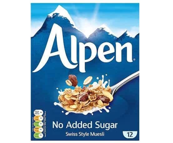 Alpen No Added Sugar Swiss Style Muesli 550g
