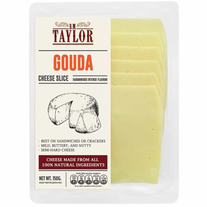 B.M. Taylor Gouda Slices 150g