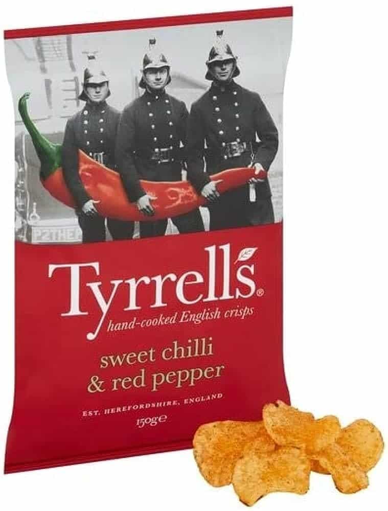 Tyrrell’s Sweet Chilli & Red Pepper 150g