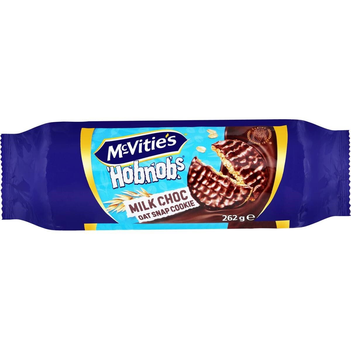 McVitie’s Hobnobs Milk Choc Oat Snap Cookies 262g