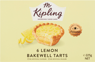 Mr Kipling Lemon Bakewell Tarts 37.5g x 6