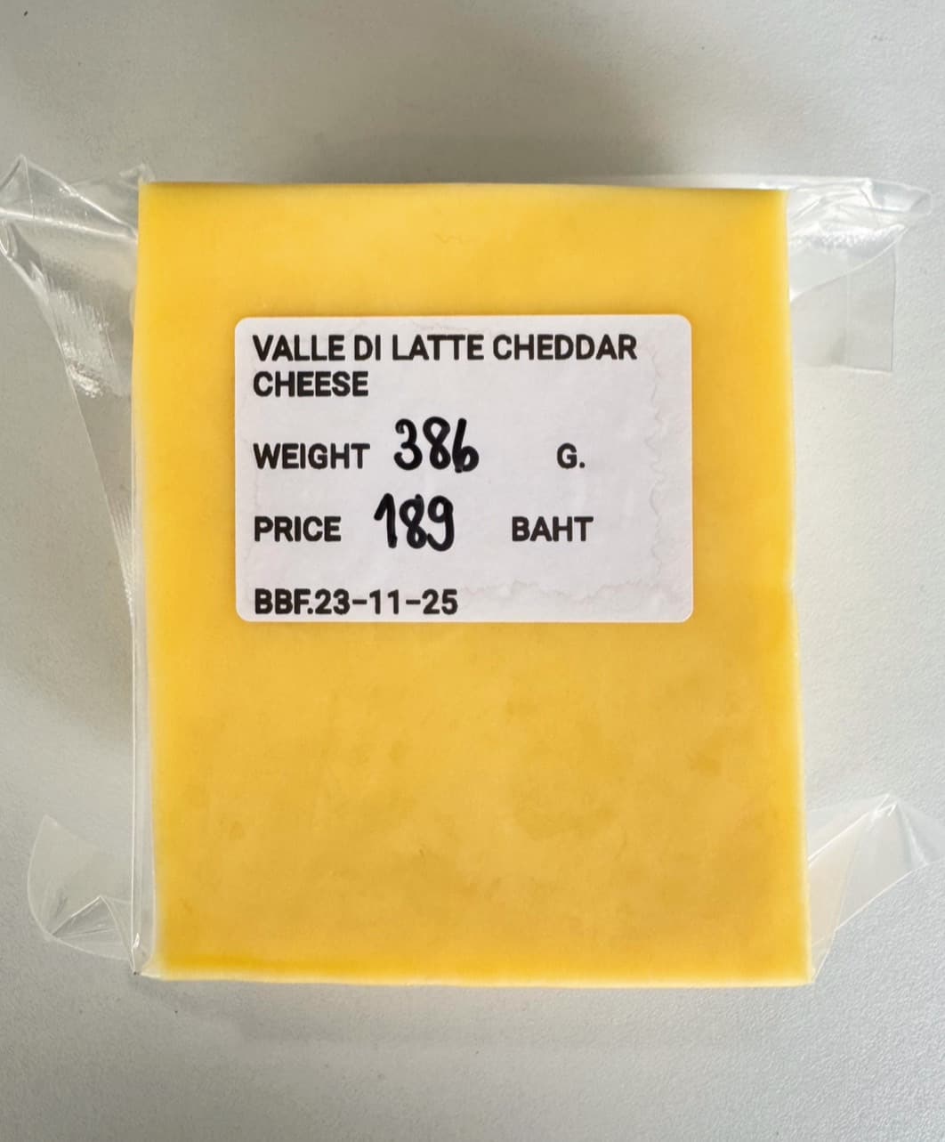 Valle Di Latte Cheddar (per 300g)