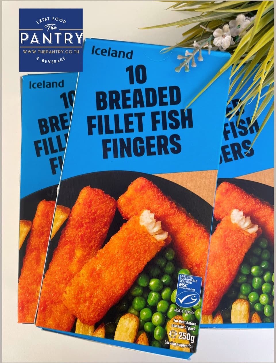Iceland Breaded Fish Fillet Fingers 25g x 10