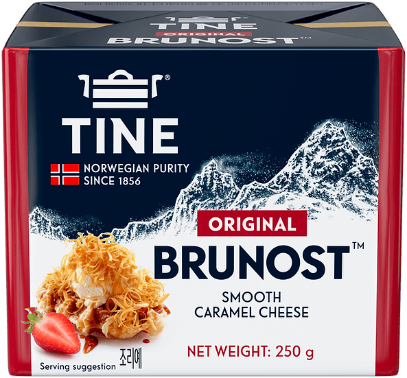 Tine Original Brunost Smooth Caramel Cheese 250g (BBF 06/05/26)