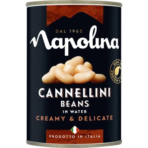 Napolina Cannellini Beans In Water Creamy & Delicate 400g