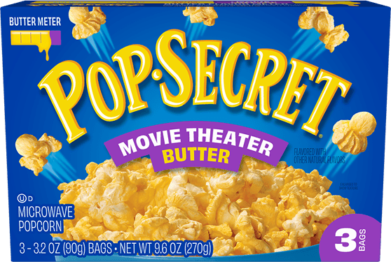 Pop Secret Movie Theater Butter Popcorn 90g x 3 Bags
