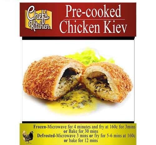 Chef’s Kitchen Pre-Cooked Chicken Kiev 300g