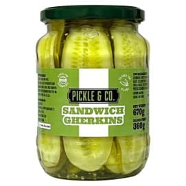 Pickle & Co Sandwich Gherkins 670g