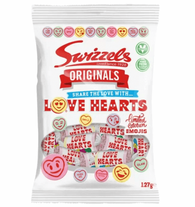 Swizzels Originals Love Hearts 127g