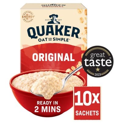Quaker Oat So Simple Original Porridge Sachets 27g x 10