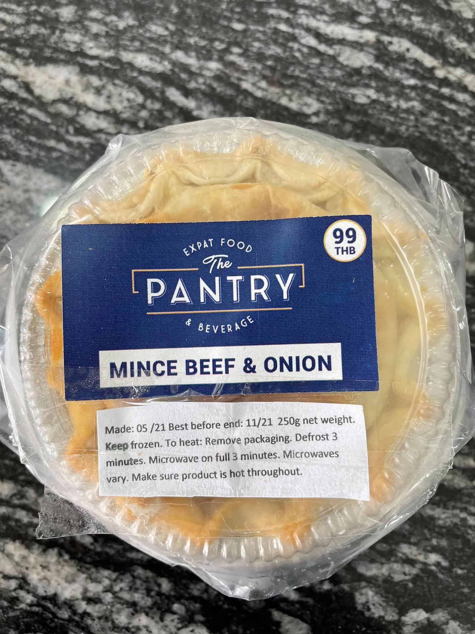 Minced Beef & Onion Pie - The Pantry Expat Food & Beverage
