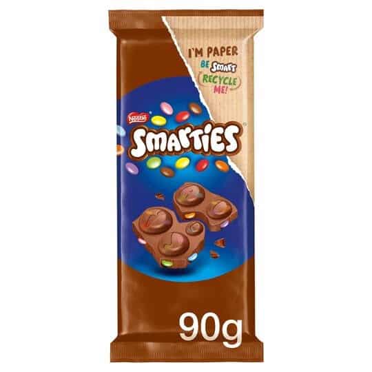Nestle Smarties Milk Chocolate Bar 90g - The Pantry Expat Food &amp; Beverage