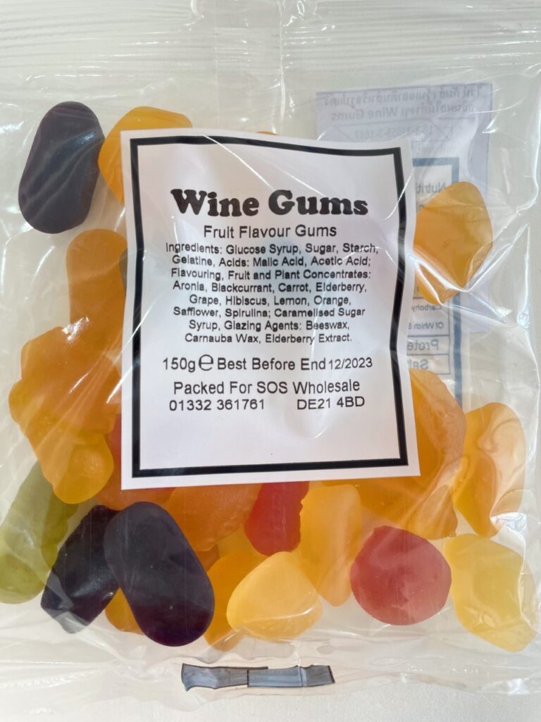 Bumper Bag Wine Gums 150g The Pantry Expat Food & Beverage
