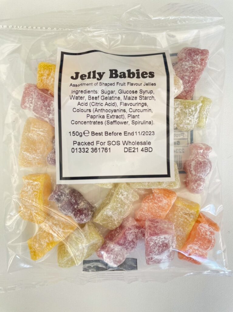 Bumper Bag Jelly Babies 150g The Pantry Expat Food & Beverage