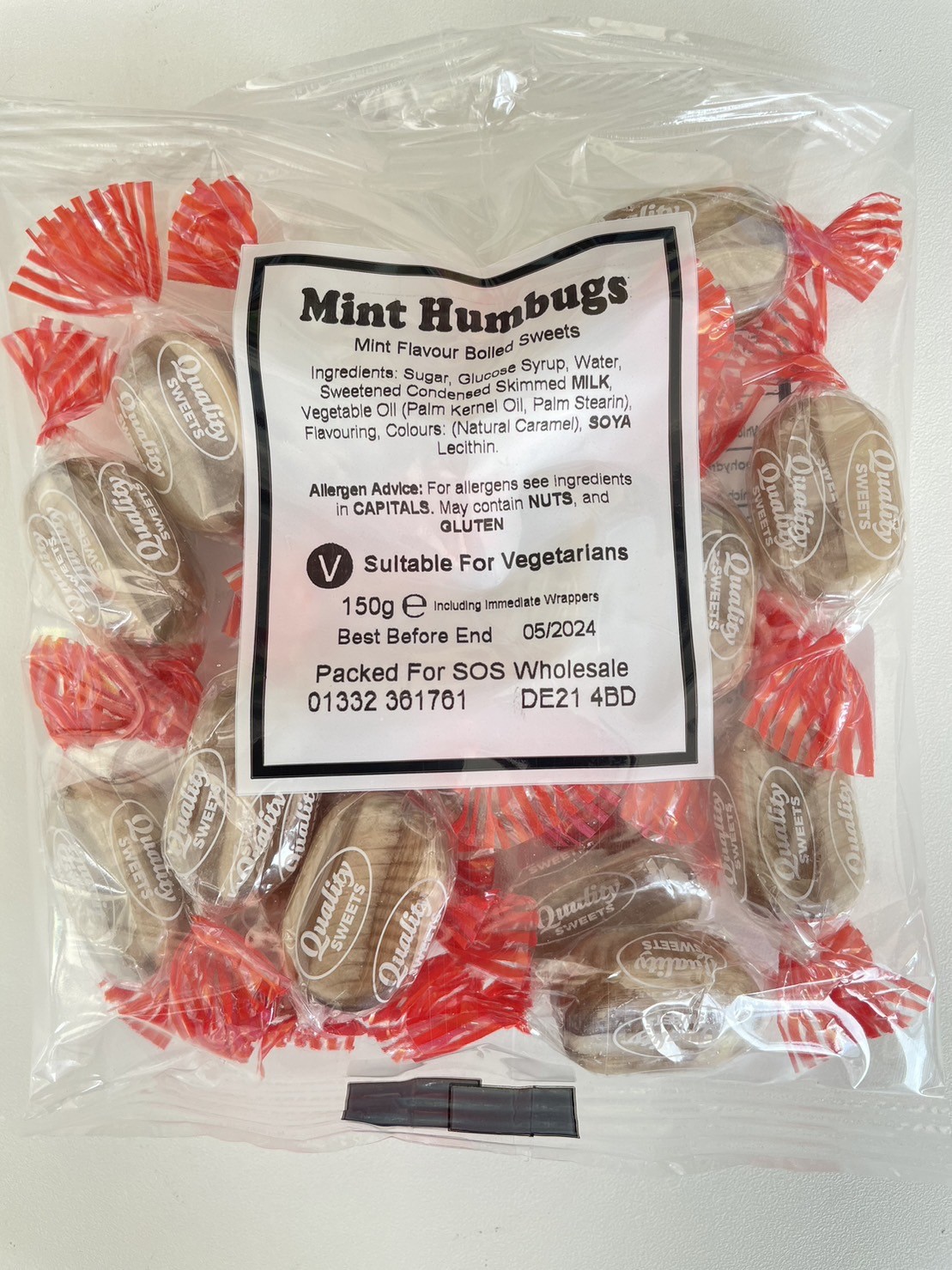 Bumper Bag Mint Humbugs 150g - The Pantry Expat Food & Beverage