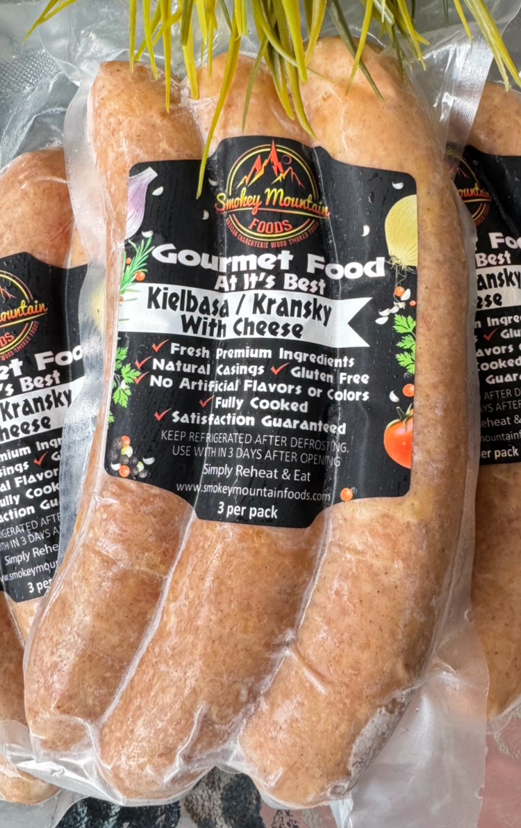 Smokey Mountain Kielbasa Kransky With Cheese x 3