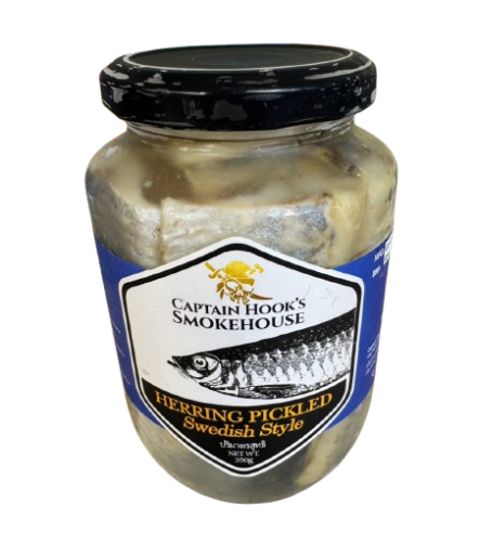 Captain Hook's Smokehouse Swedish Style Pickled Herring 350g