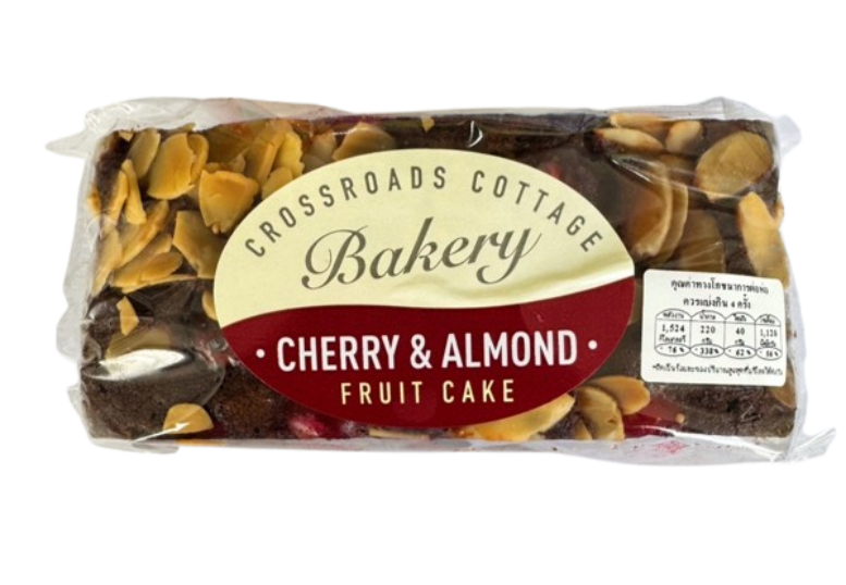 Crossroads Cottage Bakery Cherry & Almond Fruit Cake 400g