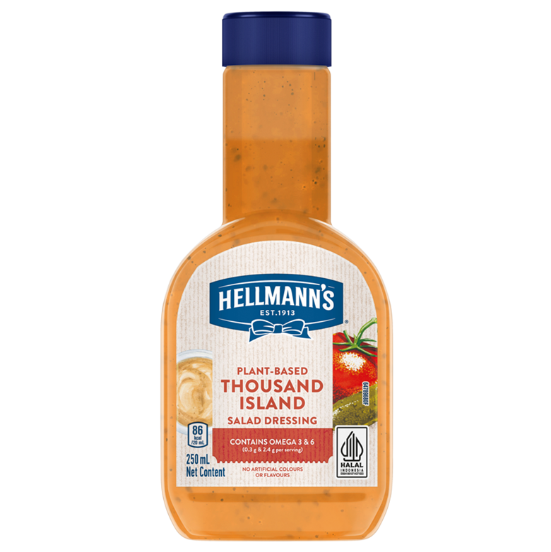 Hellmann's Plant-Based Thousand Island Salad Dressing 250ml