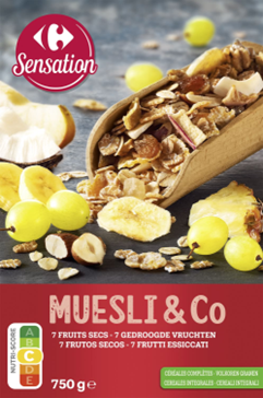 Carrefour Classic Sensation Muesli & Co 7 Dry Fruits 750g