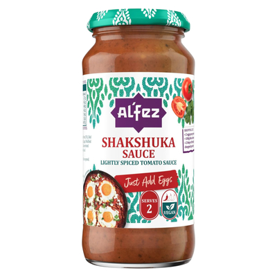 Al’Fez Vegan Lightly Spiced Tomato Shakshuka Sauce 450g