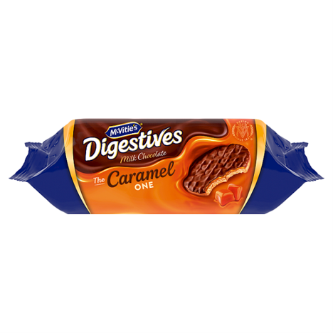 McVitie’s Milk Chocolate Digestives The Caramel One 250g