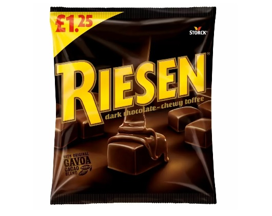 Riesen Dark Chocolate Chewy Toffee 110g
